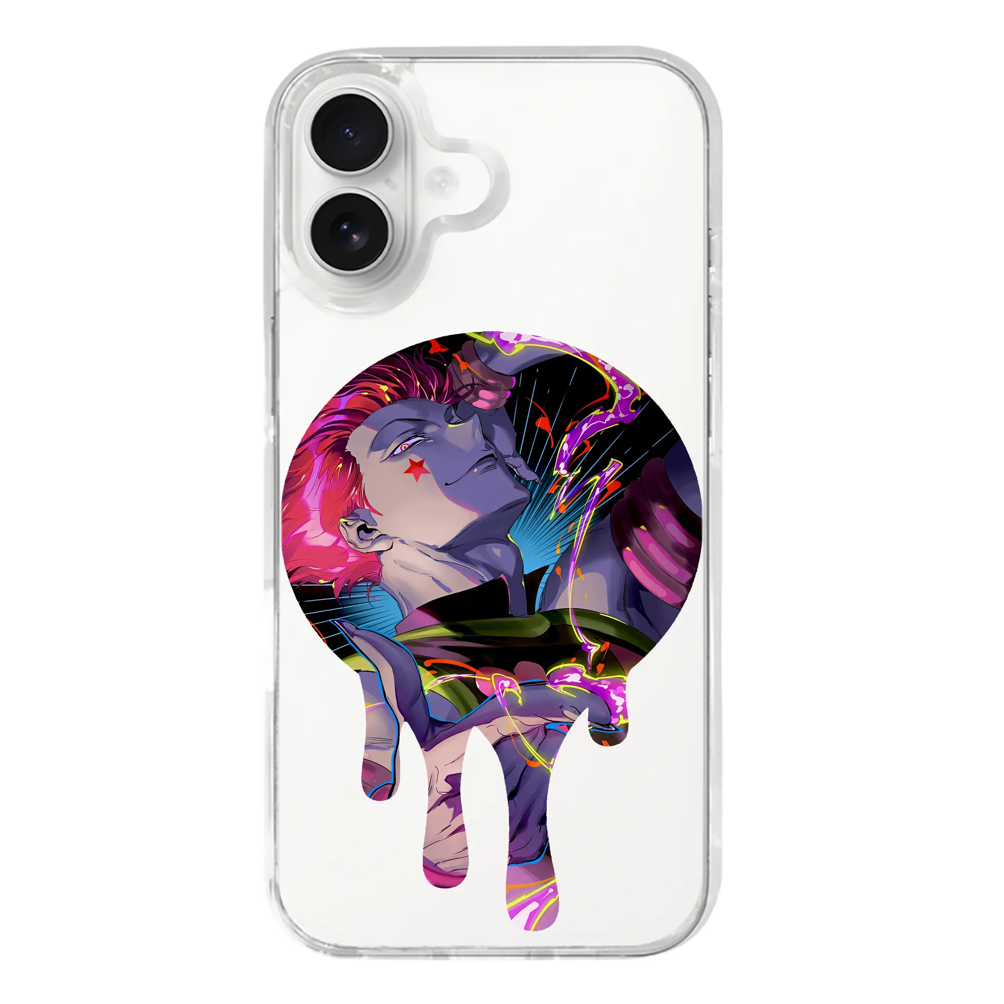 ハンター×ハンター グッズ ヒソカ＝モロウ - iPhone 17シリーズ 透明スマホケース – 薄型・耐衝撃・精密フィット保護カバー